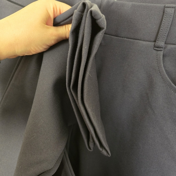 Betabrand Straight Leg Dress Pant Yoga Pants Navy Size Medium - Picture 6 of 9
